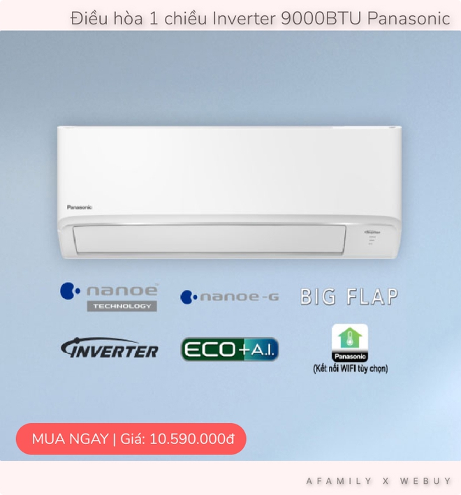 Deal hot ch&agrave;o h&egrave;: H&agrave;ng loạt điều h&ograve;a giảm gi&aacute; shock, chị em nhanh tay mua ngay trước khi nắng n&oacute;ng l&ecirc;n đến 40 độ - Ảnh 4.