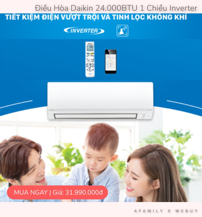 Deal hot chào hè: Hàng loạt điều hòa giảm giá shock, chị em nhanh tay mua ngay trước khi nắng nóng lên đến 40 độ - Ảnh 8.