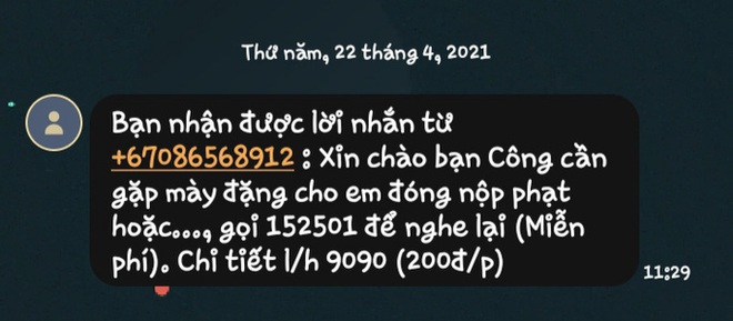 Cục CSGT cảnh báo lợi dụng phạt nguội vi phạm giao thông để lừa đảo - Ảnh 1.