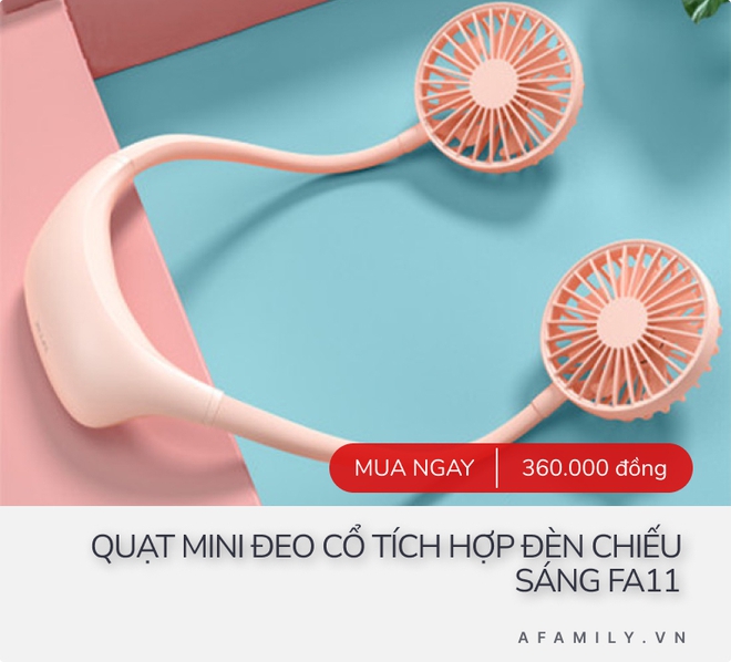 4 sản phẩm quạt đeo cổ mini giúp bạn đỡ nóng bức khi đi du lịch - Ảnh 1.