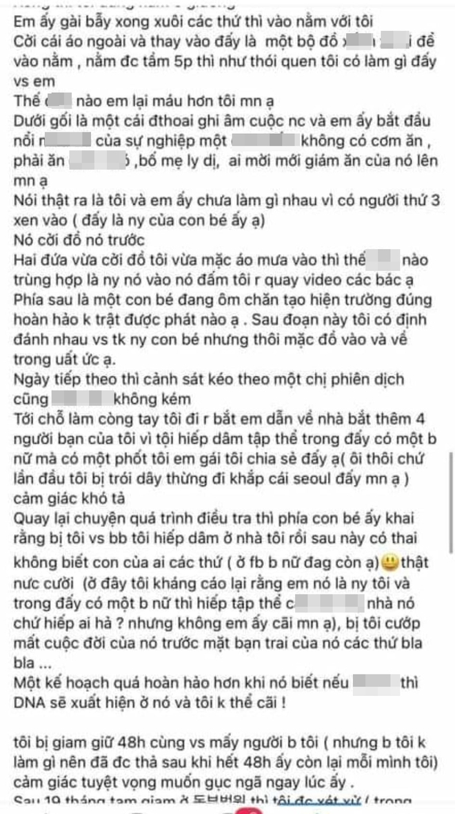 Xôn xao chuyện nữ du học sinh Việt tại Hàn tố bị xâm hại tập thể, thủ phạm thì lại khẳng định bị &quot;gài&quot;? - Ảnh 2.