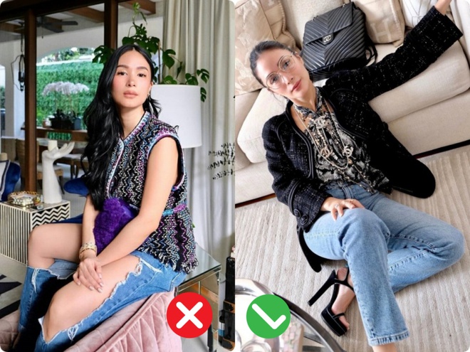 Bạn thân Hà Tăng diện quần jeans mà dân tình xa lánh, lặp lại vết xe đổ từ style thảm họa của Hương Giang - Phượng Chanel - Ảnh 4.