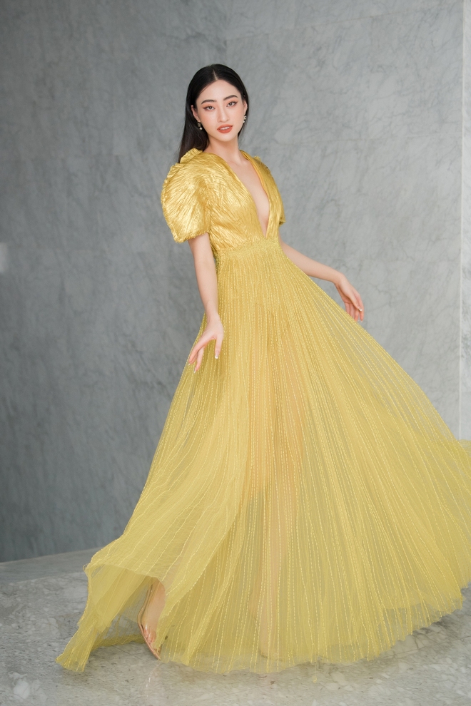 đầm dạ hội đẹp màu vàng,3 phong cách biến hoá với đầm dạ hội màu vàng