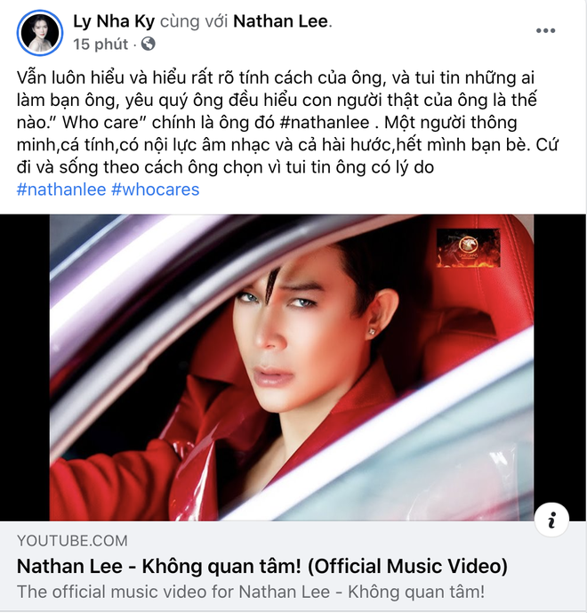 Lý Nhã Kỳ khen Nathan Lee hết lời sau loạt ồn ào làm loạn showbiz, nhắn nhủ điều gì mà khiến netizen tá hoả - Ảnh 2.