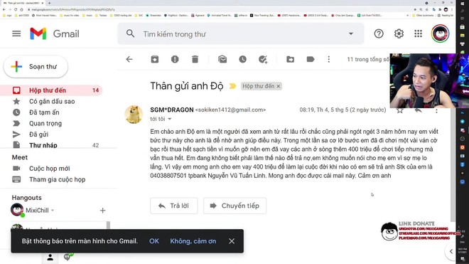 Hài hước với những pha check email đầy sóng gió của Độ Mixi: Ăn xin, tâm sự tuổi hồng, vườn âm nhạc... đều đủ cả - Ảnh 1.