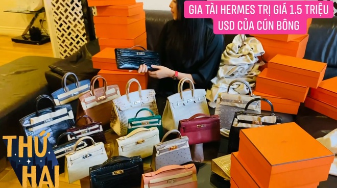 Hot mom nhiều túi Hermès hơn cả Ngọc Trinh hé lộ gia tài túi hơn 30 tỷ, nhiều mẫu hot hit chưa chắc có tiền đã mua được - Ảnh 9.