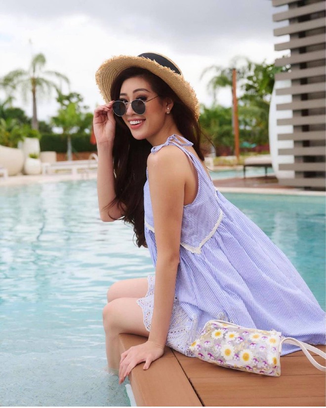 Khánh Vân đọ sắc cùng Miss Universe 2019: Nhan sắc rạng rỡ, nổi bật trên Instagram của cuộc thi - Ảnh 6.