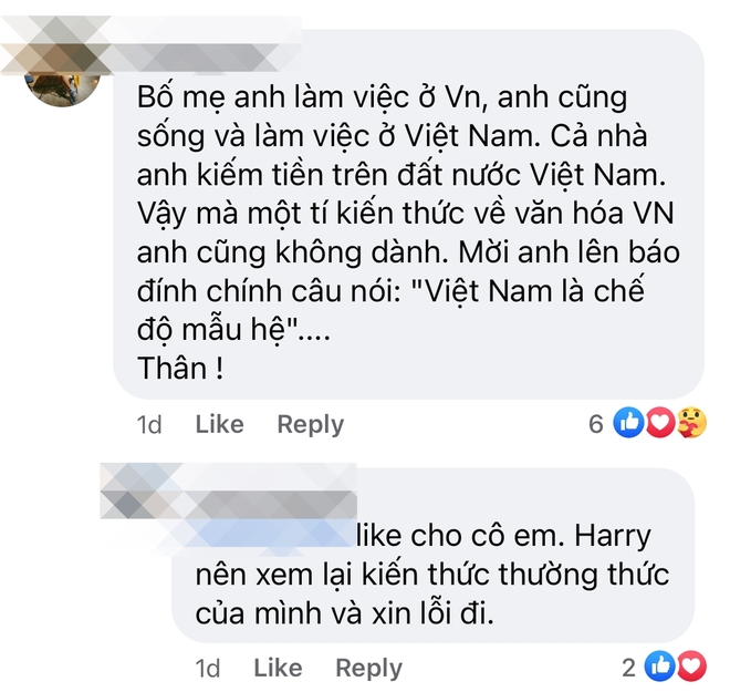 Harry Lu gây phẫn nộ khi phát biểu “Việt Nam theo chế độ mẫu hệ” trước truyền thông Đài Loan, bị yêu cầu xin lỗi ngay vì thiếu hiểu biết - Ảnh 5.