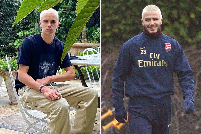 Chỉ một thay đổi trên gương mặt, quý tử nhà Beckham khiến dân tình phải tới tấp đào lại hình ảnh ông bố David thời trẻ để so sánh - Ảnh 3.