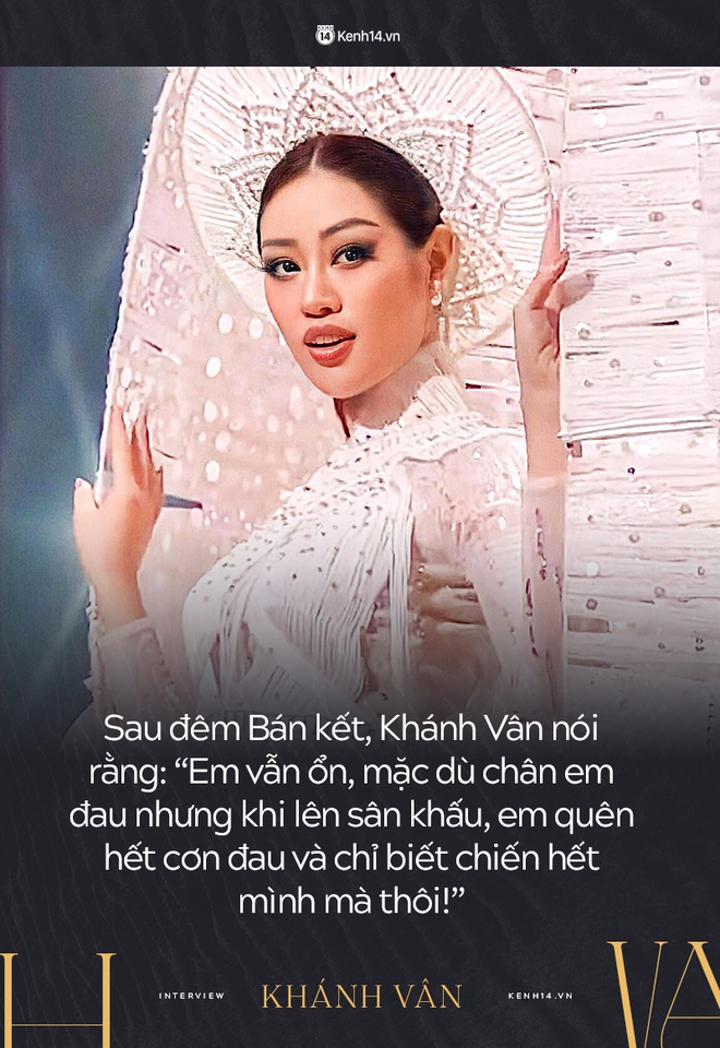 Phỏng vấn nóng phía Khánh Vân trước Chung kết Miss Universe: Em vẫn ổn, dù chân đau nhưng em vẫn chiến hết mình trên sân khấu - Ảnh 8.