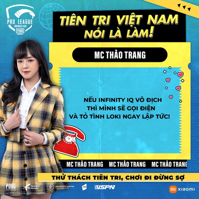 Việt Nam nói là làm: Nữ MC xinh đẹp làng PUBG Mobile tuyên bố tỏ tình Loki nếu 2i vô địch Đông Nam Á - Ảnh 1.