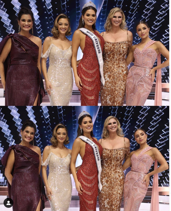 5 nàng hậu Miss Universe hội tụ tạo ra khung hình toàn đệ nhất mỹ nhân: Ai cũng visual đỉnh chóp, khó lòng phân thắng bại - Ảnh 2.