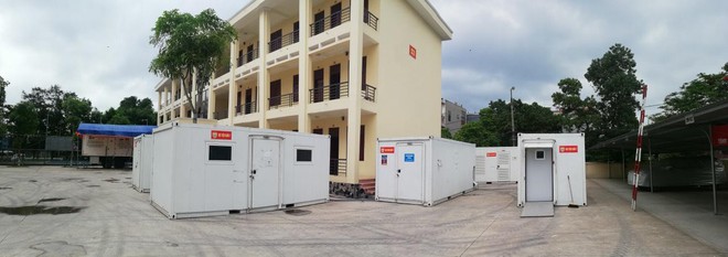 Thần tốc triển khai trung t&acirc;m x&eacute;t nghiệm d&atilde; chiến chống COVID-19 tại Bắc Giang - Ảnh 1.