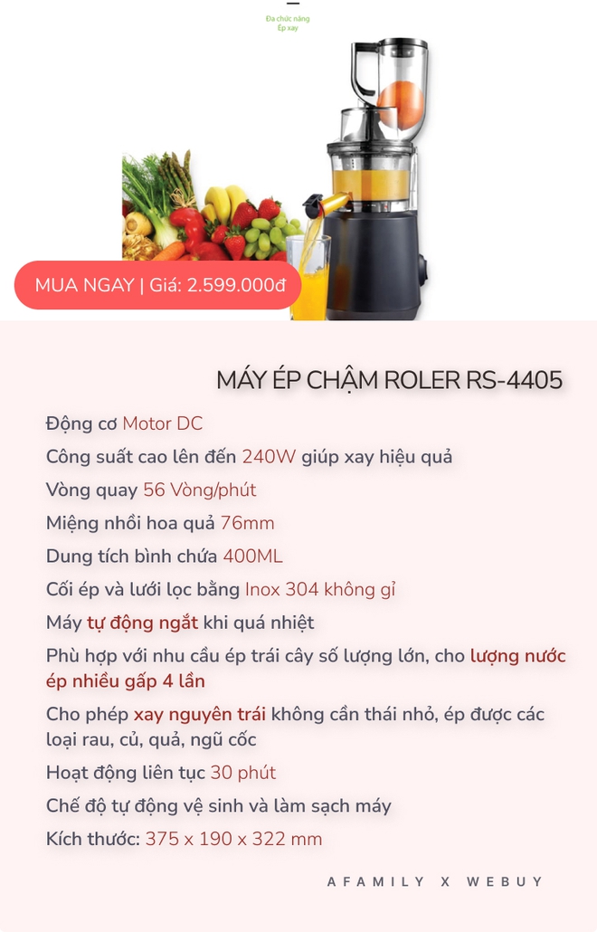 10 món đồ gia dụng giảm giá cực shock, chị em “yêu bếp” nhanh tay săn ngay kẻo lỡ - Ảnh 5.