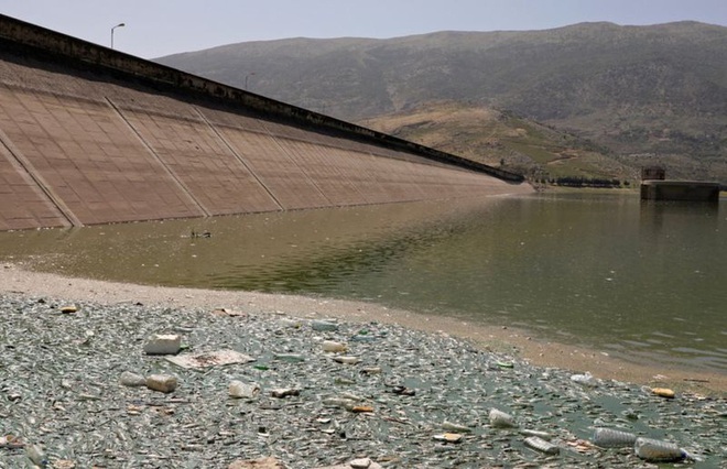 Hàng tấn cá chết nổi trắng trên hồ bị ô nhiễm ở Lebanon - Ảnh 9.