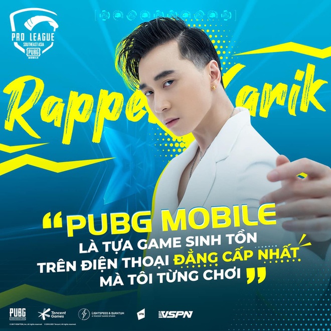 Rapper Karik: Hy vọng các tuyển thủ PUBG Mobile sẽ giương cao lá cờ Việt Nam tại đấu trường quốc tế - Ảnh 2.