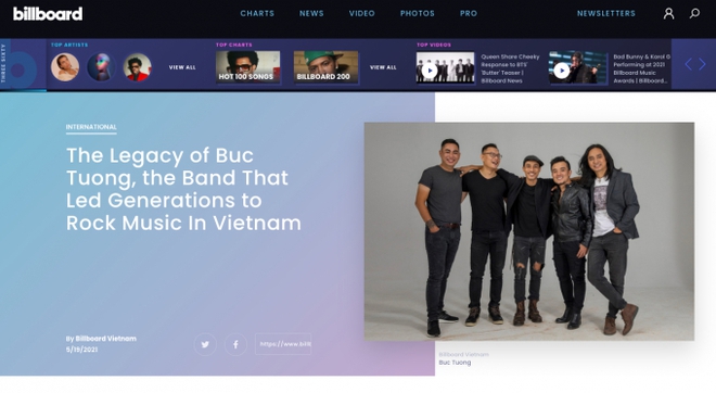 Nhóm nhạc đầu tiên của Việt Nam lên tạp chí Billboard, được ca ngợi là ban nhạc dẫn dắt nhiều thế hệ nhạc rock - Ảnh 1.