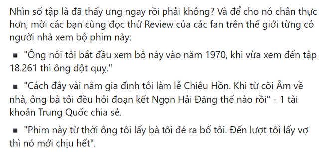 C&oacute; bộ phim d&agrave;i ngang một đời người, kh&aacute;n giả review bi h&agrave;i: &Ocirc;ng b&agrave; từ c&otilde;i &acirc;m trở về để hỏi c&aacute;i kết - Ảnh 6.