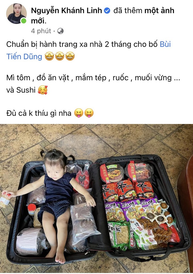 Vợ Bùi Tiến Dũng chuẩn bị cả thế giới cho chồng đi thi đấu cùng tuyển Việt Nam - Ảnh 1.