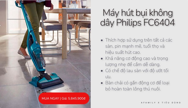 M&ecirc; m&aacute;y h&uacute;t bụi kh&ocirc;ng d&acirc;y th&igrave; c&oacute; ngay 5 d&ograve;ng m&aacute;y thương hiệu nổi tiếng m&agrave; gi&aacute; rất dễ thở - Ảnh 1.