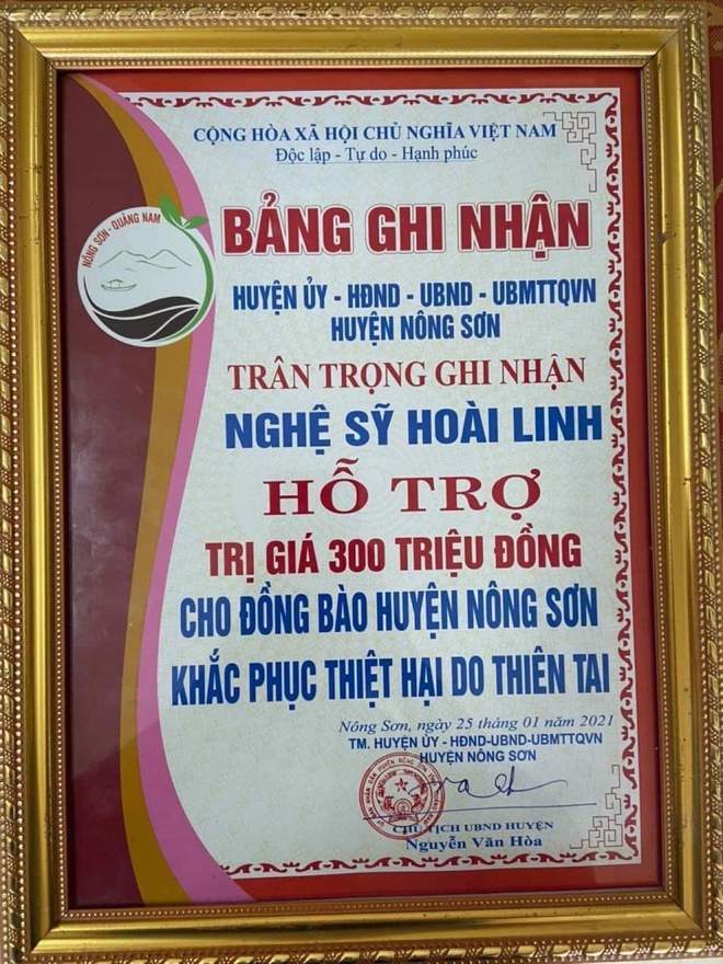 NS Hoài Linh tung giấy tờ từ các địa phương miền Trung, xác nhận loạt hoạt động từ thiện trích từ khoản 13,7 tỷ đồng - Ảnh 10.