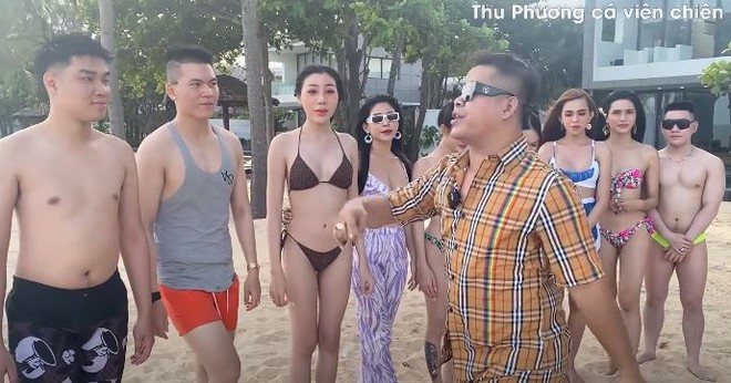 Vedette Vũ Thu Phương tổ chức Running Man phiên bản bikini, chơi xong loạn tiền đình luôn! - Ảnh 3.