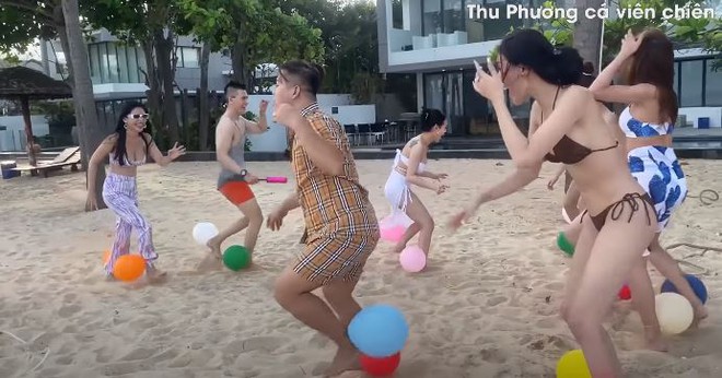 Vedette Vũ Thu Phương tổ chức Running Man phiên bản bikini, chơi xong loạn tiền đình luôn! - Ảnh 6.