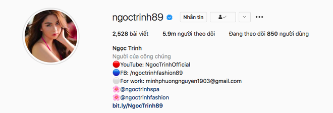 Hương Giang bất ngờ bị đá bay khỏi top 5 người có lượng followers khủng nhất Instagram Việt, Ngọc Trinh cũng ngậm ngùi xếp thứ 2, còn Sơn Tùng M-TP đứng thứ mấy? - Ảnh 2.