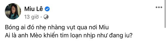 Miu Lê bảo thầm thương trộm nhớ một anh tên có chữ A, chắc là Karik chứ ai nữa! - Ảnh 3.