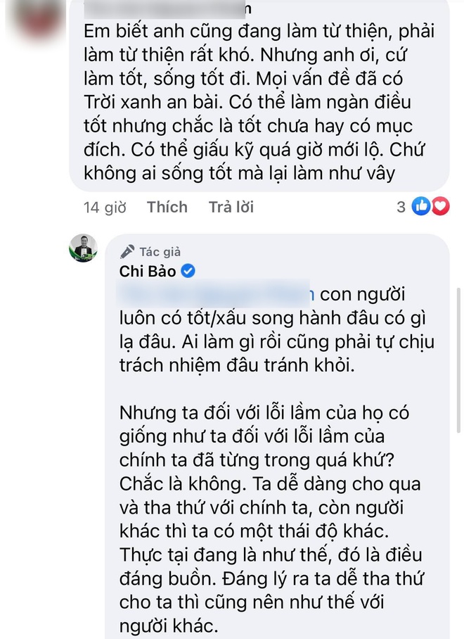 Chi Bảo đáp trả 1 chọi 1 antifan về vụ NS Hoài Linh kêu gọi từ thiện 13,7 tỷ đồng: “Không có gì mờ ám, chỉ là chậm” - Ảnh 5.