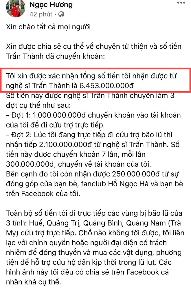 Anh Đức đăng ngay status lúc nửa đêm để thể hiện rõ thái độ với Trấn Thành giữa lùm xùm tiền từ thiện - Ảnh 3.