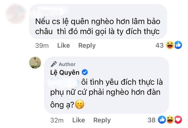 Lệ Quyên đáp trả gay gắt khi bị cà khịa nuôi trai, nói một câu nghe đã lỗ tai về tình yêu đích thực - Ảnh 4.