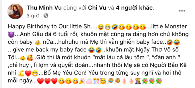 Thu Minh v&agrave; &ocirc;ng x&atilde; ngoại quốc mừng sinh nhật con trai, ai ngờ nh&oacute;c tỳ lai mới 6 tuổi m&agrave; đ&atilde; c&oacute; t&iacute;nh c&aacute;ch đặc biệt thế n&agrave;y! - Ảnh 2.