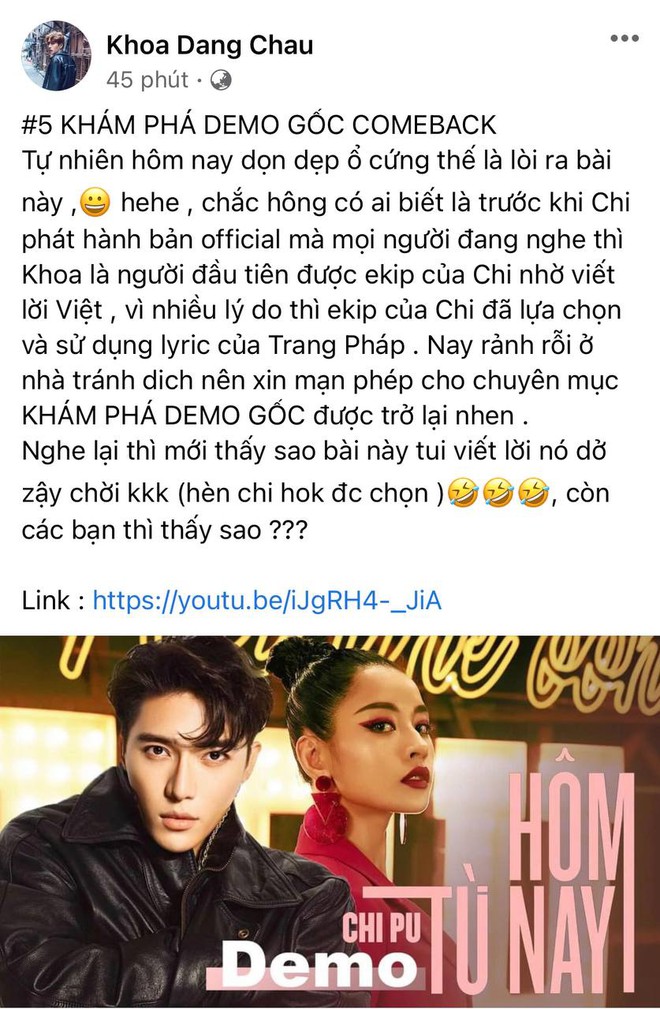 Biết g&igrave; chưa: B&agrave;i debut của Chi Pu ban đầu kh&ocirc;ng phải Trang Ph&aacute;p viết lời Việt m&agrave; l&agrave; 1 nam nhạc sĩ nghe t&ecirc;n chắc chắn bất ngờ - Ảnh 3.