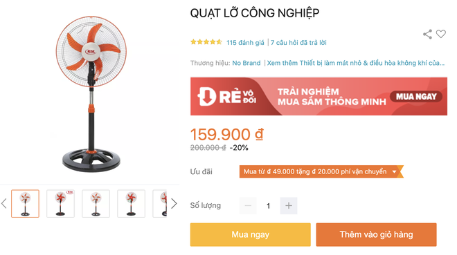 Nhiều quạt đứng chất lượng đang sale 70%: Chỉ từ 149k, tranh thủ sắm ngay để giải nhiệt ngày nóng - Ảnh 3. Nhiều quạt đứng chất lượng đang sale 70%: Chỉ từ 149k, tranh thủ sắm ngay để giải nhiệt ngày nóng - Ảnh 3.