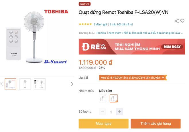 Nhiều quạt đứng chất lượng đang sale 70%: Chỉ từ 149k, tranh thủ sắm ngay để giải nhiệt ngày nóng - Ảnh 9. Nhiều quạt đứng chất lượng đang sale 70%: Chỉ từ 149k, tranh thủ sắm ngay để giải nhiệt ngày nóng - Ảnh 9.