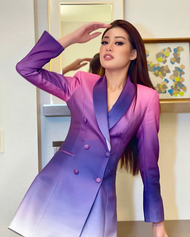 Netizen xỉu ngang với số outfit của Khánh Vân: 5 ngày mặc 8 set đẹp đỉnh, định san phẳng Miss Universe luôn hay gì? - Ảnh 8.