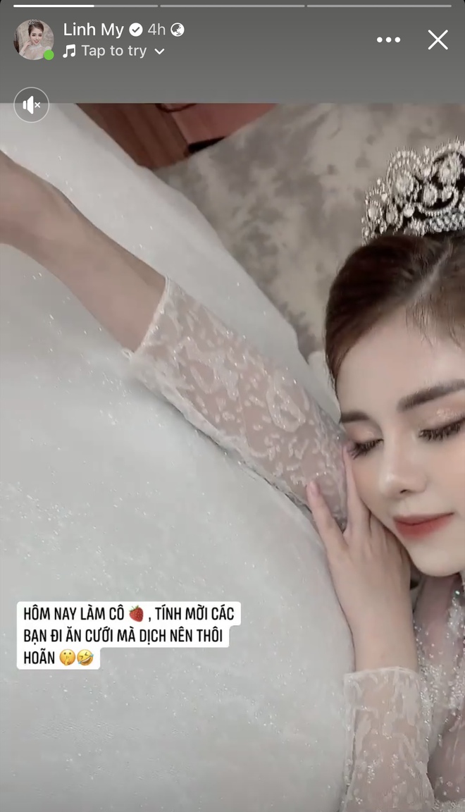 Vừa mới xác nhận ly hôn hơn 2 tuần, vợ cũ Huy Cung đã thay avatar mặc váy cưới cùng caption "Cô dâu" - Ảnh 3.