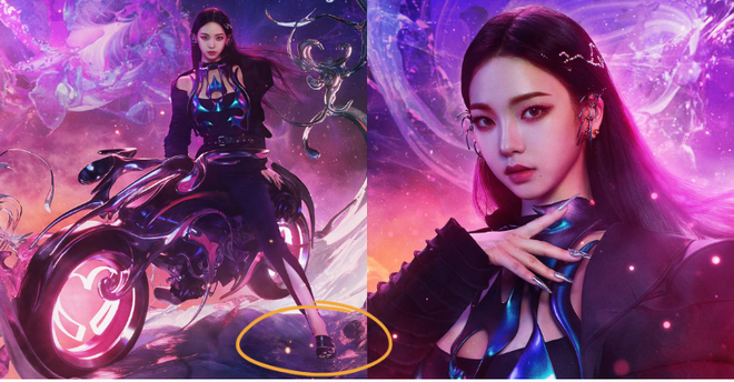 Karina mở màn teaser comeback của aespa: Visual, concept sang-xịn-mịn, nhưng sao đôi dép trông như... của bà ngoại thế này? - Ảnh 7.