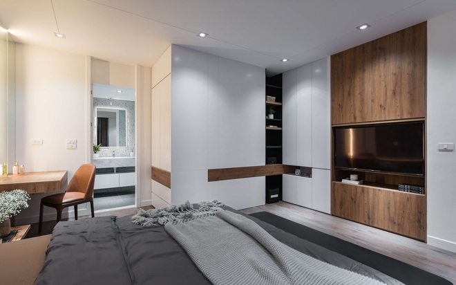 Căn hộ cải tạo của chồng nghiện nh&agrave;, vợ y&ecirc;u bếp, chi ph&iacute; hết 850 triệu, th&agrave;nh quả chỉ biết thốt l&ecirc;n: May m&agrave; nghe KTS! - Ảnh 15.