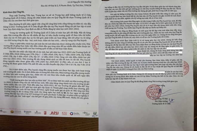  Phụ huynh Trường Quốc tế Á Châu: Nhà trường đơn phương ngưng tiếp nhận học sinh khiến các em bị tổn thương!  - Ảnh 1.