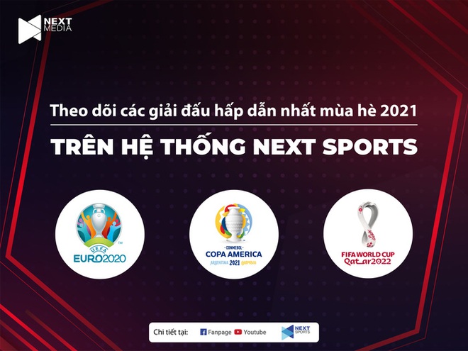 Next Media sở hữu độc quyền Copa America và quyền khai thác trên digital UEFA EURO 2020 - Ảnh 1.