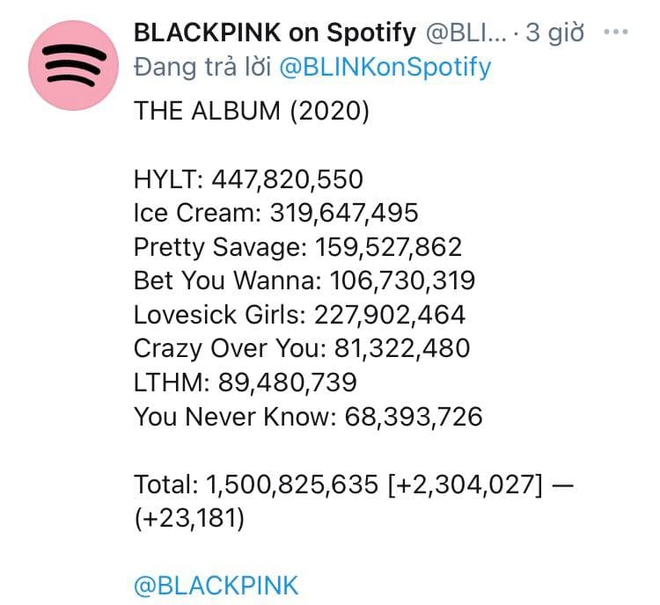 BLACKPINK l&agrave; nh&oacute;m duy nhất 4 năm li&ecirc;n tiếp đạt được th&agrave;nh t&iacute;ch n&agrave;y, kh&ocirc;ng hổ danh girlgroup số 1 thế giới! - Ảnh 8.