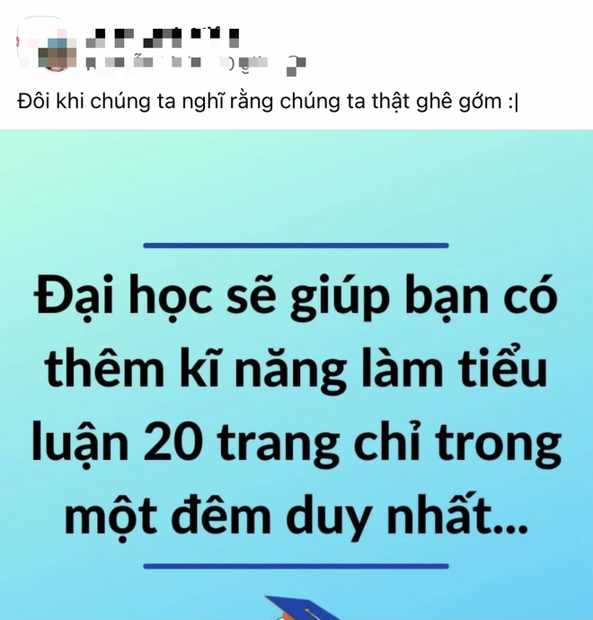 Sinh viên khoe làm tiểu luận 20 trang 1 đêm, tưởng đỉnh nhưng lại khiến dân mạng sợ giùm vì điều này - Ảnh 1.