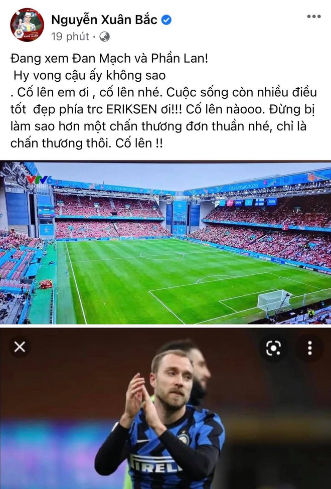 Diệu Nhi bật khóc, Trịnh Thăng Bình và dàn sao Việt cầu nguyện cho cầu thủ Eriksen tuyển Đan Mạch đột ngột ngã gục trên sân đấu Euro - Ảnh 9.