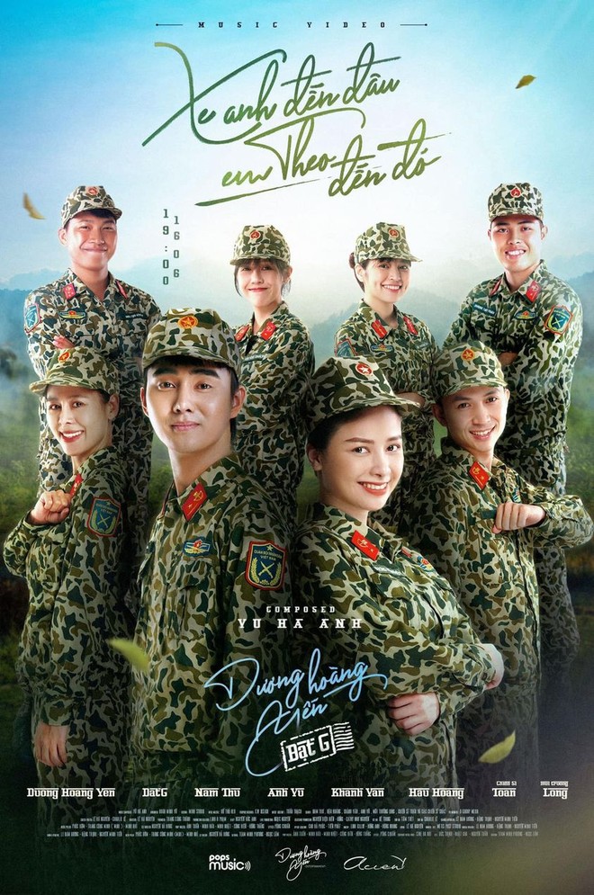 Nam Thư đúng là trưởng nhóm ship Hậu Hoàng - Mũi Trưởng Long rồi, chèo thuyền ngay trên poster MV của Dương Hoàng Yến - Ảnh 1.