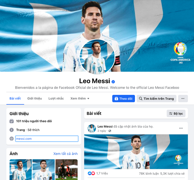 Messi chính thức vượt mặt cựu Tổng thống Obama, xác lập kỷ lục Guinness mới trên Facebook sau hơn 9 năm - Ảnh 1.