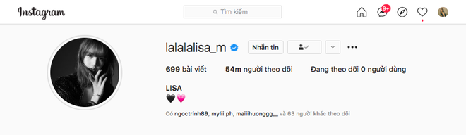Lisa (BLACKPINK) trở thành idol Kpop đầu tiên cán mốc 54 triệu followers trên Instagram, xác lập luôn 4 kỷ lục - Ảnh 1.