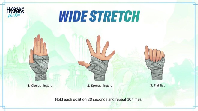 Sợ game thủ mỏi tay vì chơi quá nhiều, LMHT Tốc Chiến giới thiệu luôn bài tập yoga tay - Ảnh 3.