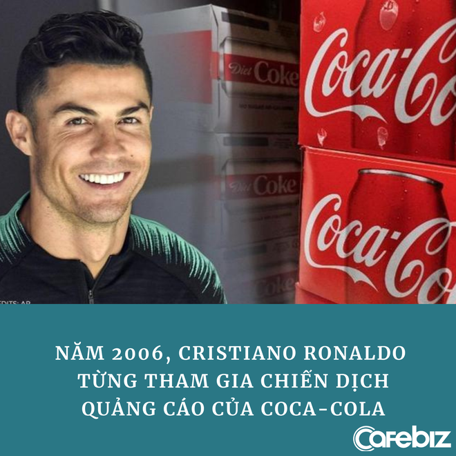 Với hình ảnh Ronaldo, bạn sẽ được chiêm ngưỡng nét đẹp khỏe khoắn, sức mạnh vượt trội và đẳng cấp vô địch của chàng cầu thủ tài ba này cùng hộp Coca-Cola tràn đầy năng lượng.